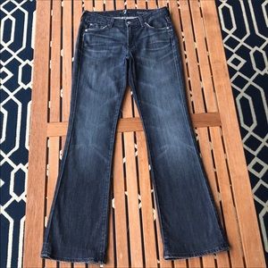 7 For All Mankind Dark Wash Kimmie Jeans